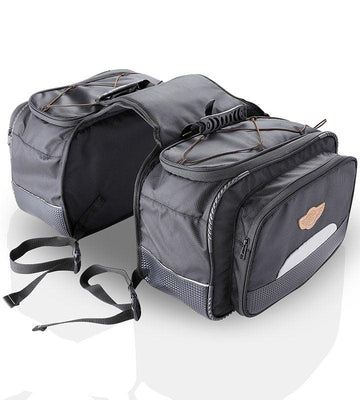Mustang Saddlebags with Rain Covers & Dry Bags GuardianGears